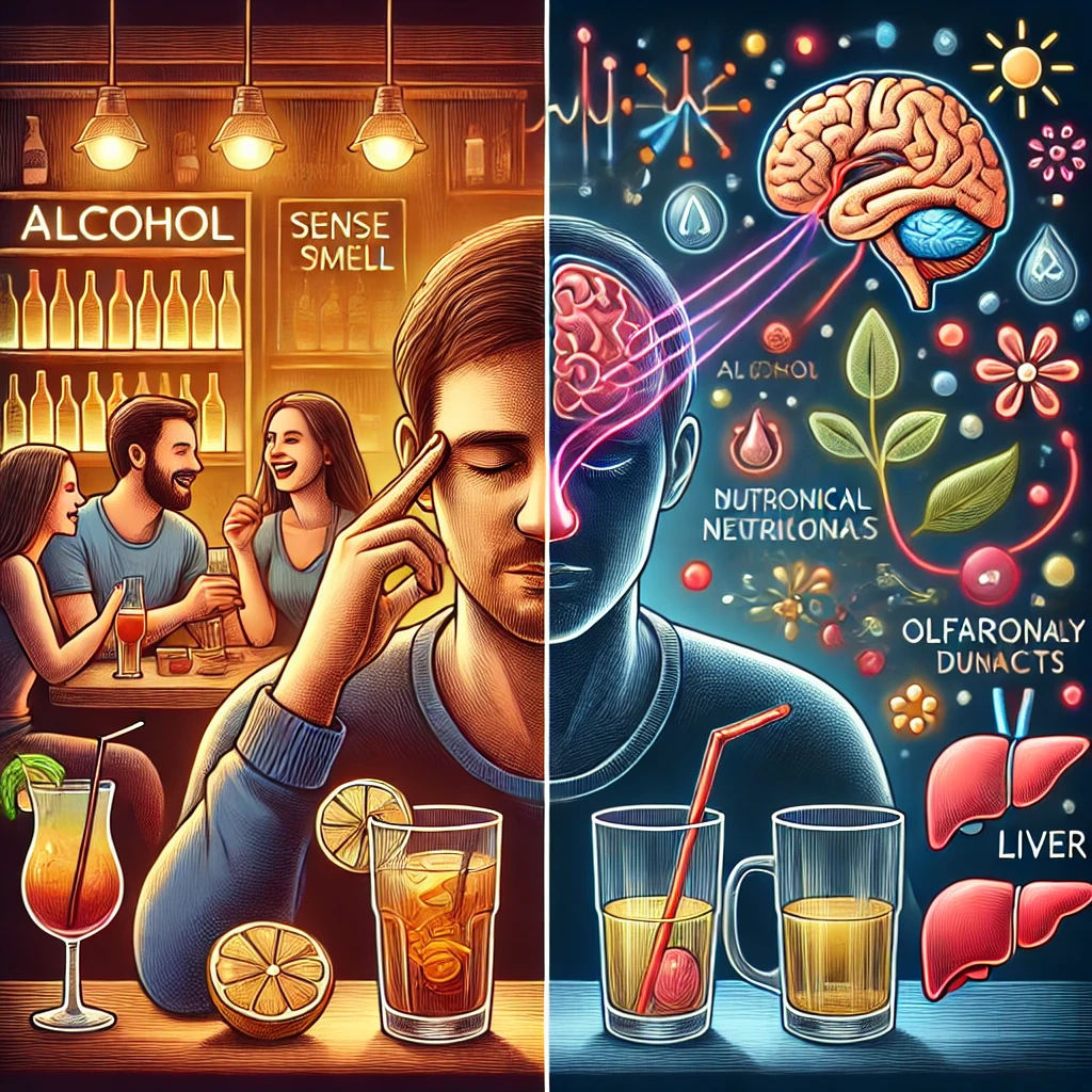 The Subtle Impact of Alcohol on Sense of Smell